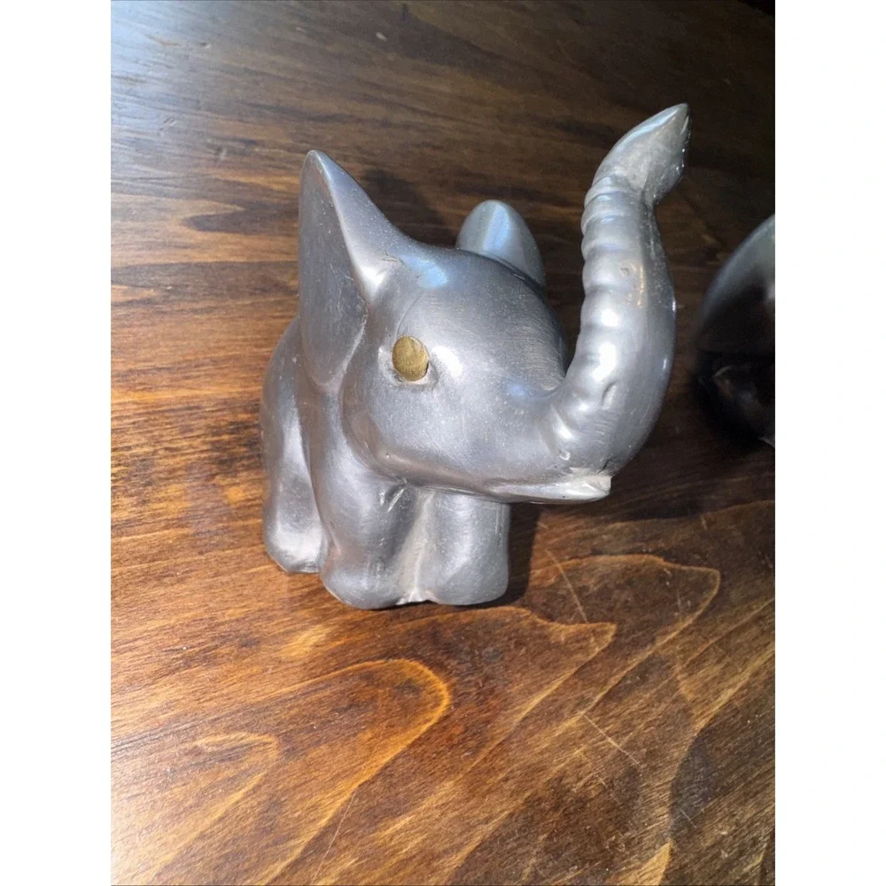 Republican National Convention Tennessee Pair Elephant Metal Made In Hong Kong